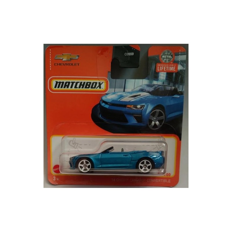 Matchbox 2024 - '16 Chevy Camaro Convertible [Blue] Blue 31/100