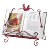 Smart Living Company Decorative Red Rooster Cookbook Stand Holder, None