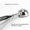 Mini cuchara para galletas, 2/3 cucharadas/4 onzas, bola de 1.2