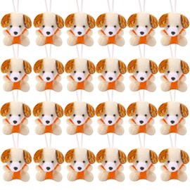 ASONA 24Pcs Teddy Bear Mini Stuffed Animal and Plush Toy, Bulk Stuffed Animals Party Favors for Kids, Small Animals Plush Keychain, Carnival Prizes Goodie Bag Stuffers Valentines Day Gifts for Kids