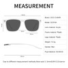 OCCI CHIARI Large Square Reading Sunglasses for Men 1.25 Sun