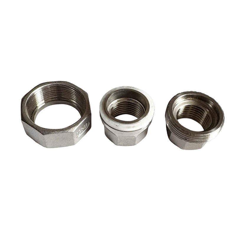 LOZOME 1/2" Union Pipe 304 Stainless Steel NPT Female Thread