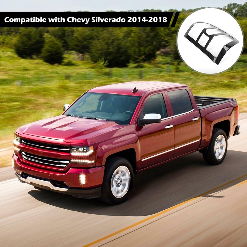 RT-TCZ for Silverado Rear Taillights Cover Frame Compatible with Chevy