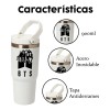 Termo Alto Acero Inoxidable Integrantes Bts Kpop 900 Ml Logo