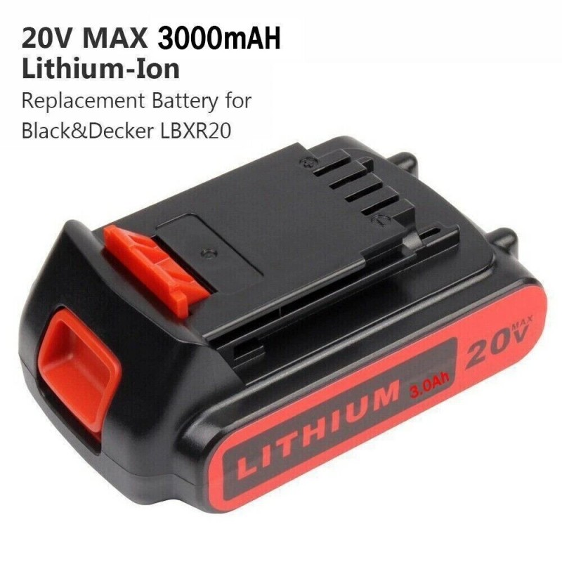BLACK+DECKER 2Pack LithiumBattery replace for Black and Decker 20 Volt