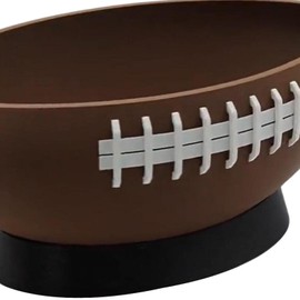 ＫＬＫＣＭＳ Football Party Snack Bowl Storage Organizer Tailgate Party Serving Bowl for Sports Events