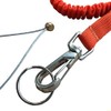 kangyuan 2pcs BUNGEE LEASH CORD Fabric Safety Cord Spring Snap
