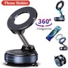 Universal 360° Adjustable Magnetic Vacuum Suction Cup Car Phone Holder