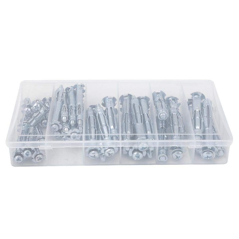 42PCS M4~M6 Tornillo de Expansión Tornillo Kit de Combinación de