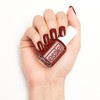 essie Nail Polish, Salon-Quality Deep Red-Brown Nail Polish, Vegan, Bed