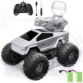 Amphibious Remote Control Car, 1:16 Monster Truck Toys for Boys RC Cars, 2.4GHz Waterproof RC Trucks,4WD All Terrain Off-Road RC Car, Kids for Boys Girls Age 5+ Years Old