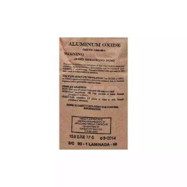 Made in USA Aluminum Oxide Sandblasting Abrasive: Medium Grade 120 Grit, 50 Lb Container