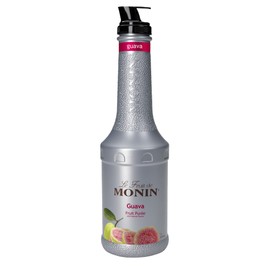 Monin - Guava Fruit Purée, Juicy Guava Taste, Perfect for Lemonades, Teas, Cocktails, Mocktails, Culinary Dishes & More, Vegan, Non-GMO, Gluten-Free (1 Liter)