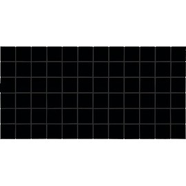 TileHQ 2" x 2" Ceramic Mosaic in Semi-Gloss Black for Kitchen Backsplashes, Bathroom Walls, Decorative Accents | (12 PC Per Carton) (24 SQFT Per Carton)