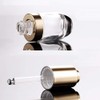 3Pcs 30ml/1oz Clear Thick Glass Press Dropper Bottles Essence Liquid