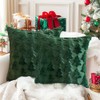 HEYIDAMAI Christmas Cushion Cover Set of 2, Christmas Cushion Green