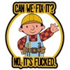 NTICKER 3pcs Can We Fix It? Bob Funny Hard Hat