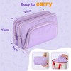 Euqvunn Pencil Case, Large Capacity Pen Case with 3 Compartments,
