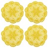 sourcing map Crochet Doilies, 4Pcs 8" - Handmade Crochet Cotton