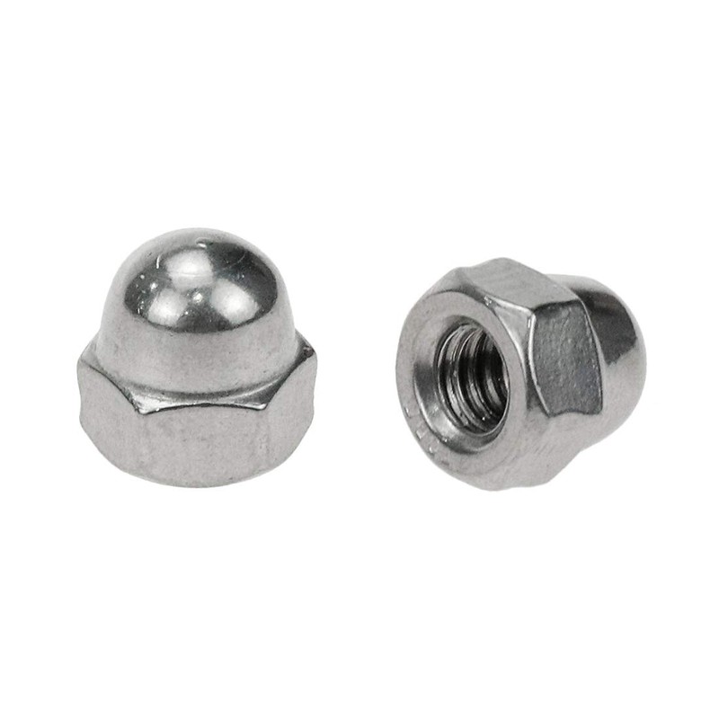 Coshar 1/4-20 Acorn Cap Nuts Hex Nut, 18-8 304 Stainless