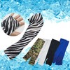 Non-slip Zebra Cooling UV Protection Arm Sleeves Arm Sleeve Military 7ea