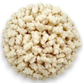 Irresistibly Delicious White Strawberry Banana Gummy Bears - 1.5 lbs of Fruity Bliss-Soft, Chewy, and Bursting with Tangy Delight-Great for Kids and Adults of All Ages(24 oz)