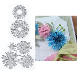 XMZZMX Various Flower Stamens Metal Cutting Dies for Card Making, Paper Embossing Die Cuts Kit Templates Supplies, Photo Frame Album DIY Scrapbooking Stencils Sets