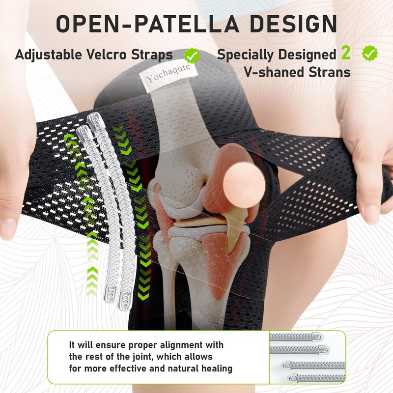Yochaqute Knee Brace for Meniscus Tear: Compression Knee Support with