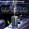 Waterless Essential Oil Car Diffuser with Color LED Voice Ambient