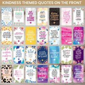 bloom daily planners Act of Kindness Deck - Set of 30 Mini Encouragement Cards with Positive Quotes - Small 2” x 3.5" Cards - Assorted Designs