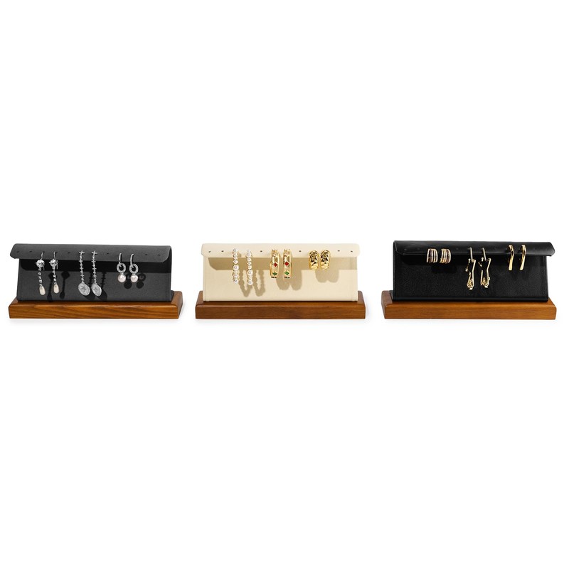 Woodten Solid Wood Jewelry Earrings Display Stand Small Jewelry Stand