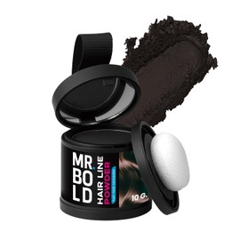 Mr Bold Hairline Powder 10g (Dark Brown, 10 Gram)