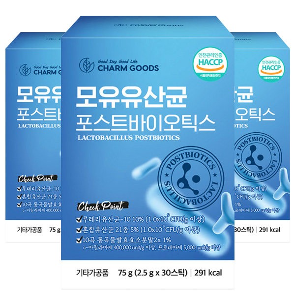 Cham Goods [On Sale] Breast Milk Lactobacillus Postbiotics 30 Sticks 3 Boxes / 참굿즈 [온세일]모유유산균 포스트바이오틱스 30스틱 3박스