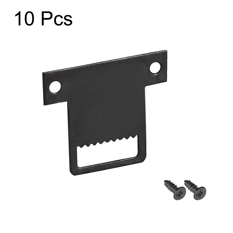 sourcing map Picture Hangers, 32mm x 28mm Double Hole with
