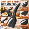 2-in-1 Grip Flip Spatula Tongs for Cooking – Easy Gripping