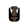 Enlision Men's Plain Ties and Pocket Square Set Classic Wedding