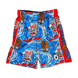 Flow Society Milk & Cookies Boys Athletic Shorts Blue