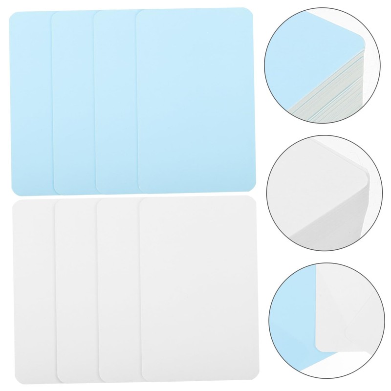 Ciieeo 200sheets Blank Cards Portable Paperboard Memo Cards for Home