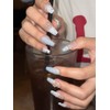 Icy Baby Handmade Nail Tips - Coffin Egg / 아이시
