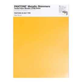 Pantone Metallic Shimmer TPM, 8.5x11 Inch Sheet, 20-0047 Fleur De Lis