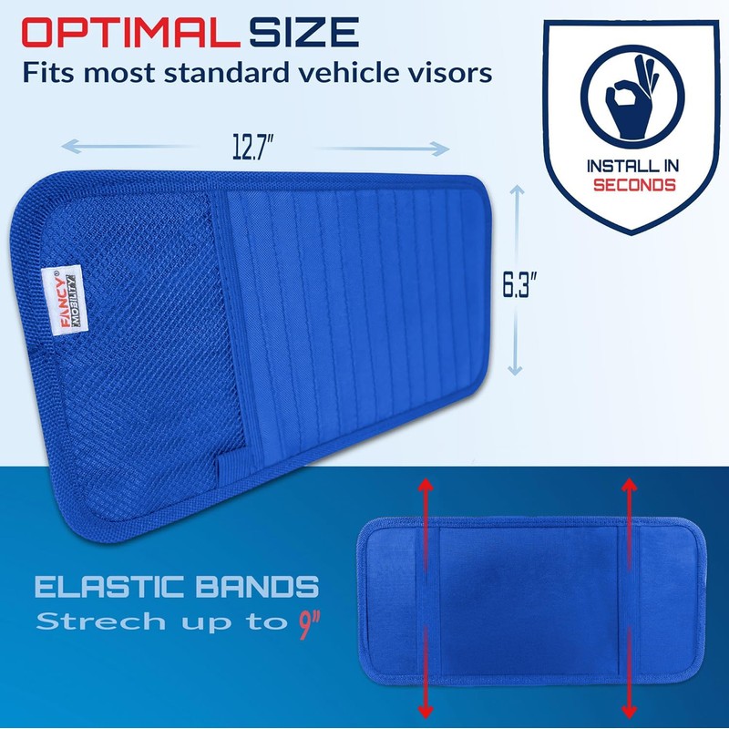 Fancy Mobility CD Case Holder for Car - Sun Visor