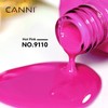 CANNI Hot Pink Gel Nail Polish, 1Pcs Neon Pink Gel