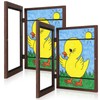 [2-Pack] Kids Art Frames, 8.5x11 Front Opening Kids Artwork Frames
