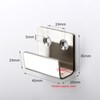 15mm Ceramic Tile Display Hooks, 4Pcs Stainless Steel Flat J