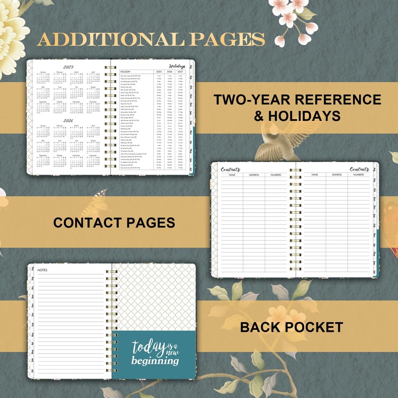 Academic Diary 2025-2026 - A5 Diary 2025-2026 Week to View,
