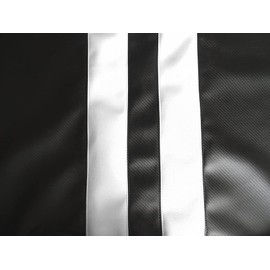 Bonnet Bra Cover Protector For VW Transporter T5 03-09 Carbon Fibre Look Racing Stripes (White Racing Stripes)