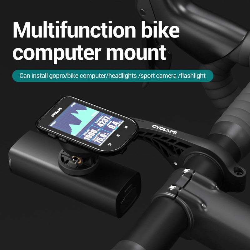 CYCLAMI Bike Computer Mount, Perfect for Garmin Bicycle Computer Bracket
