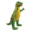 Inflatable Dinosaur 76 cm - Red, Green, Yellow, Pack of