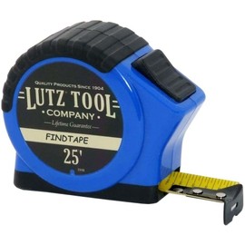 Lutz Tool Maßband: 25 foot tape measure with FindTape imprint (Blau)