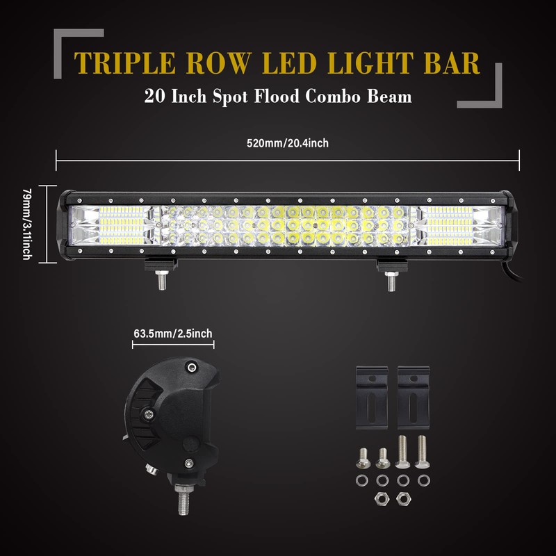 LED Light Bar SKYWORLD 20 inch 288W LED Off Road